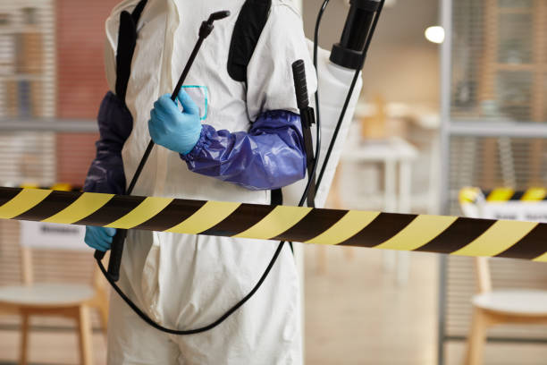 Professional Biohazard Cleanup technician working in Vallejo, CA